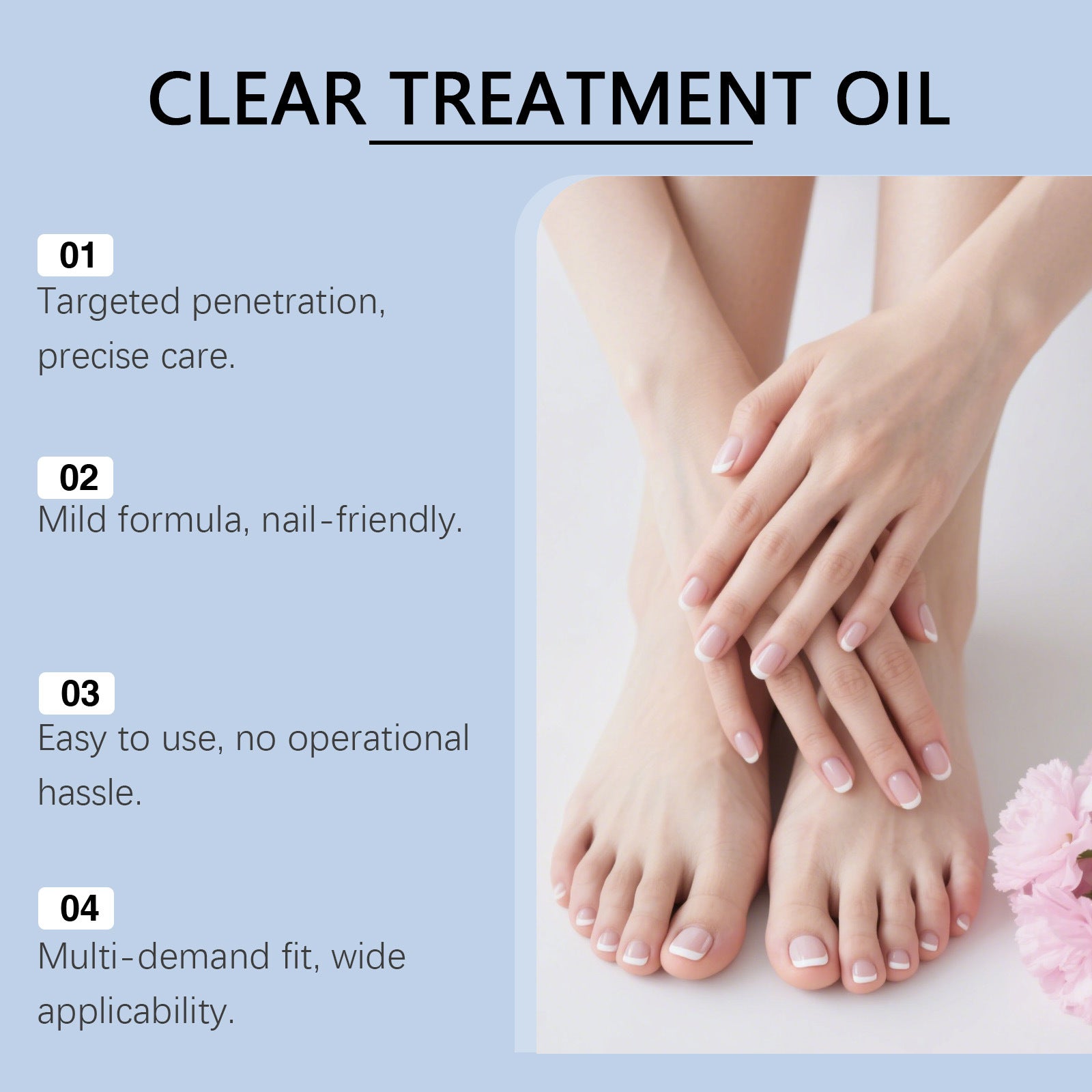 Nail Treatment Oil – Strengthens, Hydrates & Repairs Nails & Cuticles for Healthy, Smooth Nails