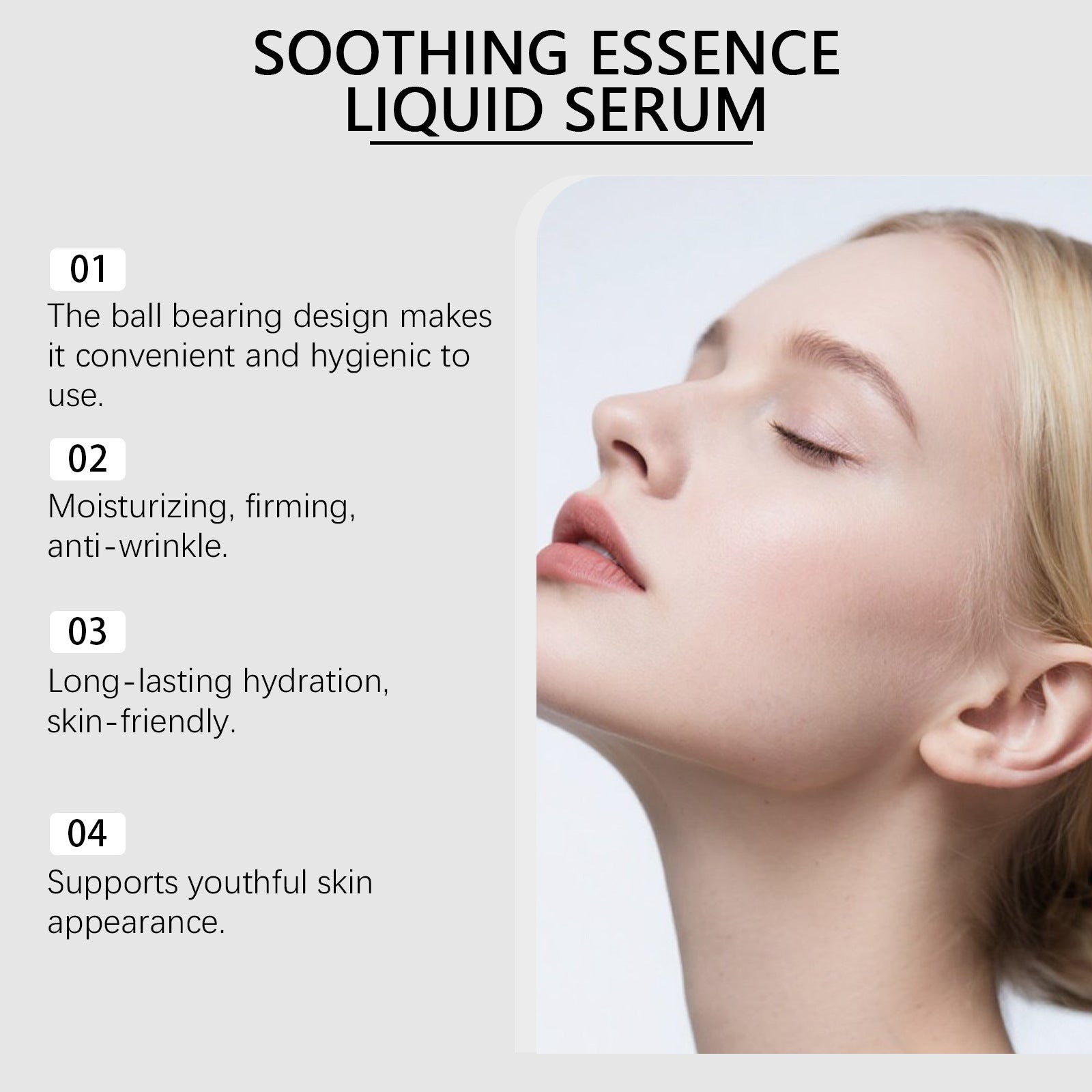 Anti-Wrinkle Liquid Serum – Fast-Absorbing, Hydrating & Firming Facial Treatment for Wrinkle Reduction and Youthful Skin