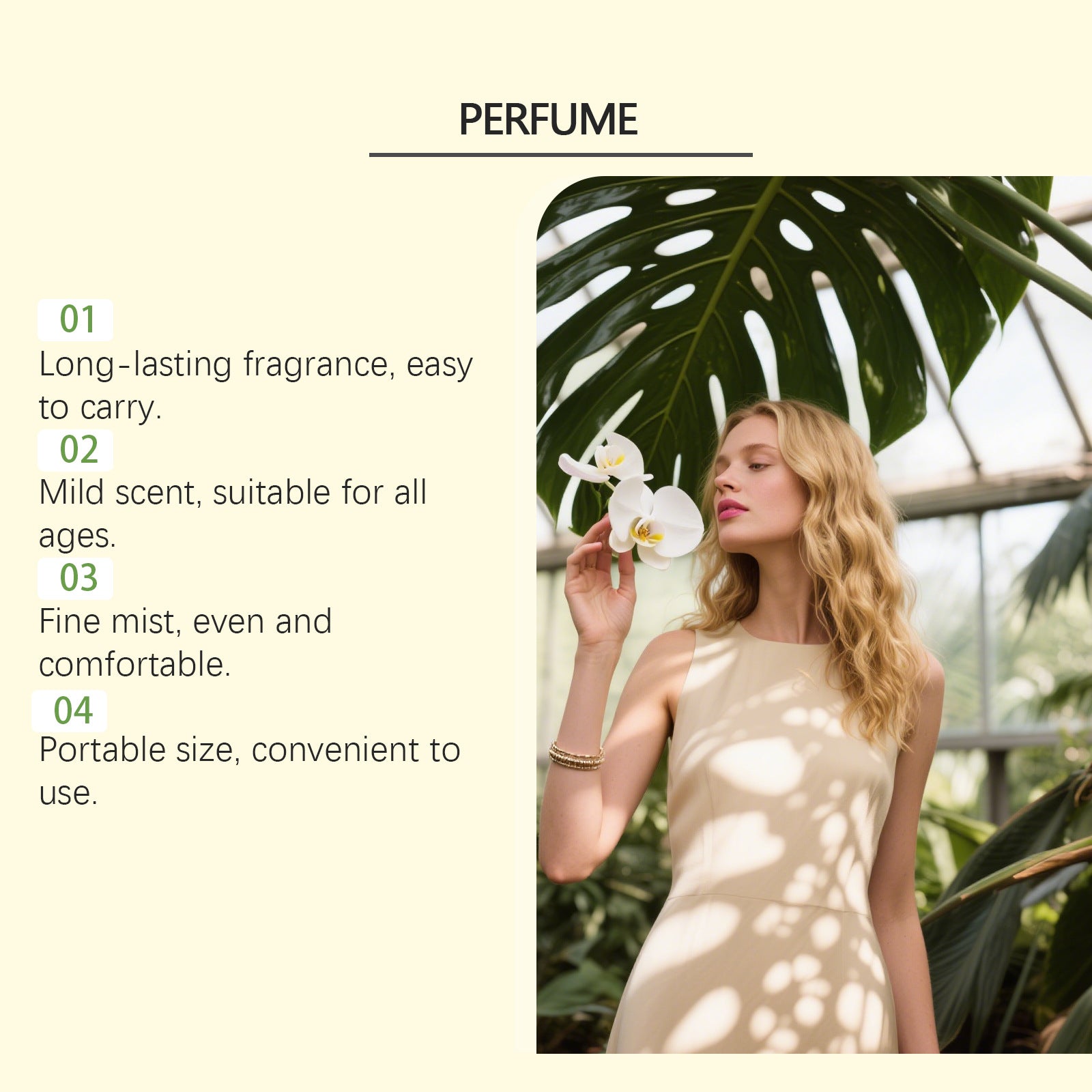 Green Tea Citrus Eau De Toilette – Refreshing Citrus Scent with Green Tea Notes, Long-Lasting Fragrance for Men & Women, Light and Energizing Perfume Spray