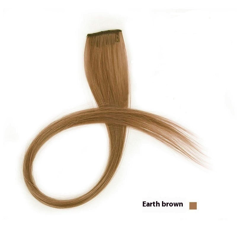 Color Hair Hanging Ear Dyed Wig Set Hair Extension Color Stripes Hot Color