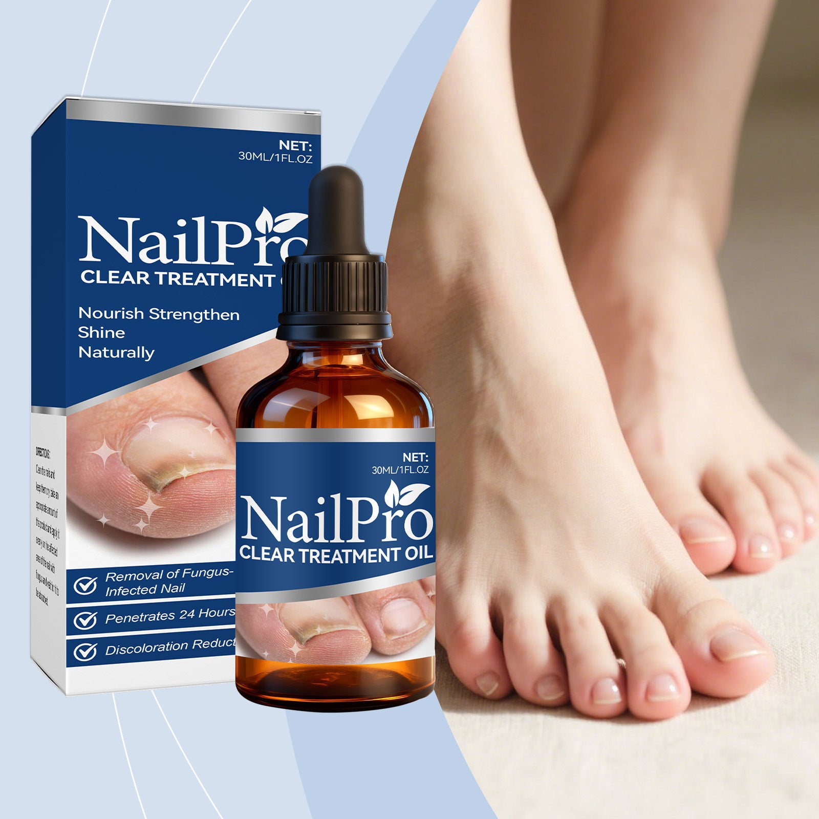 Strengthen and repair nails with our nourishing nail treatment oil. Hydrates nails and cuticles for healthy, smooth results. Perfect daily nail care.